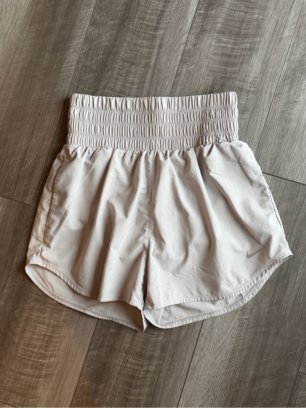 Nike Women's Light Gray Athletic Shorts